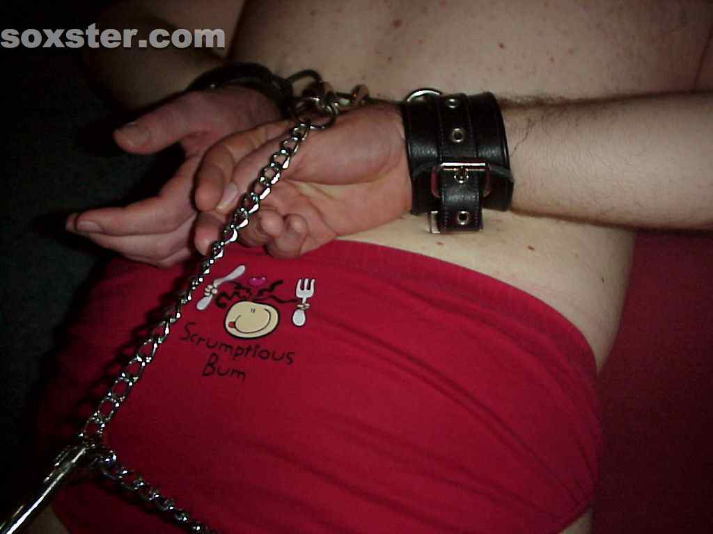 hog tied with red underwear